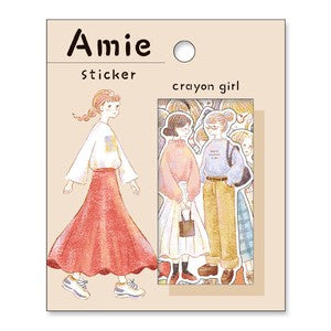 Stickers Amie Sticker Crayon Girl