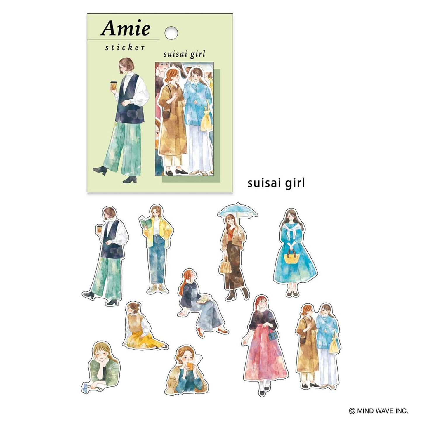 Stickers Amie Sticker Suisai Girl
