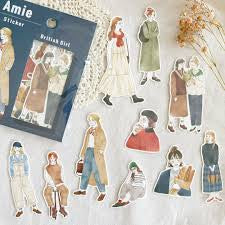 Stickers Amie Sticker British Girl