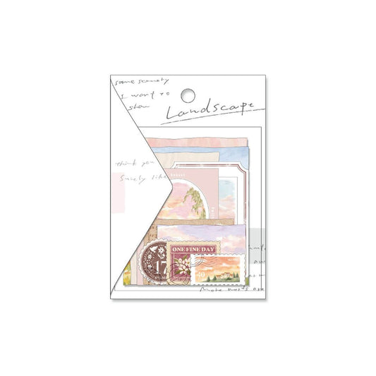 Landscape Sticker Flake Akanegumo