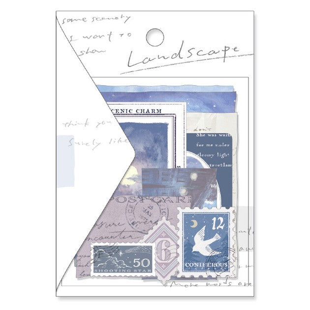 Landscape Sticker Flake Moonlight