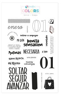 Sello Kimidori Colors 6"x8"Enero 2026