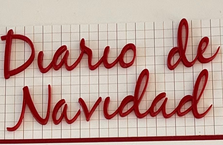 Diario de Navidad Metacrilato