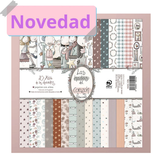 PREVENTA Colección 8x8" Las hadas del corazón y las estaciones