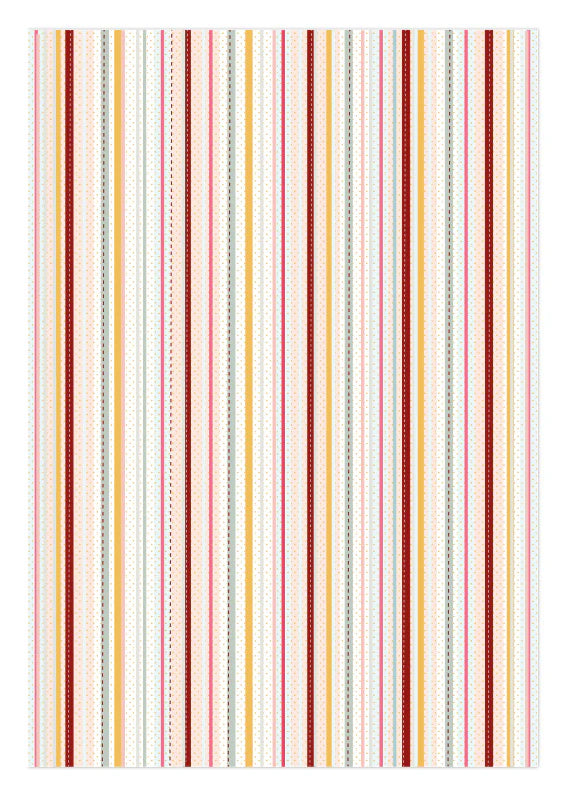 Tela de encuadernar estampada 35x50 cm Babe it's cold outside Rayas