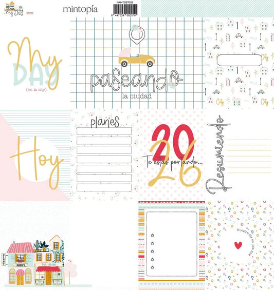 Papel Tarjetas My day en la city