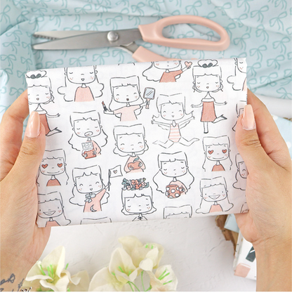 Popurrí Rosa printed fabric | Sea lo que sea by Alúa Cid