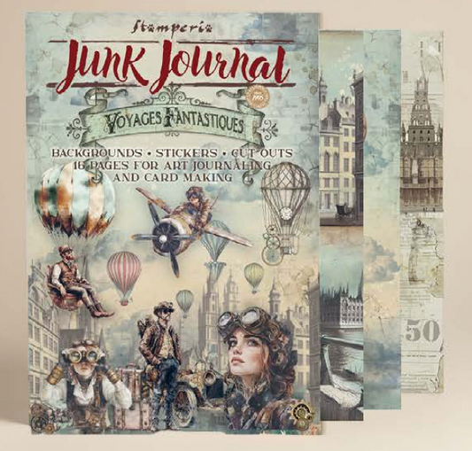 Junk Journal Kit- Voyages Fantastiques