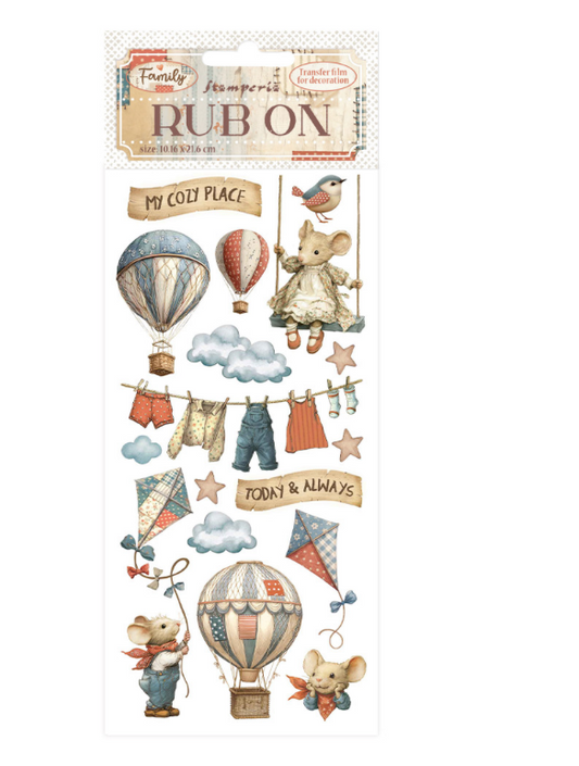 Rub on - Family Air balloons