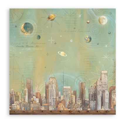 Scrapbooking Pad 22 sheets cm 30,5x30,5 (12"x12") Single face - A new Beginning