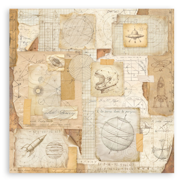 Scrapbooking Pad 22 sheets cm 30,5x30,5 (12"x12") Single face - A new Beginning