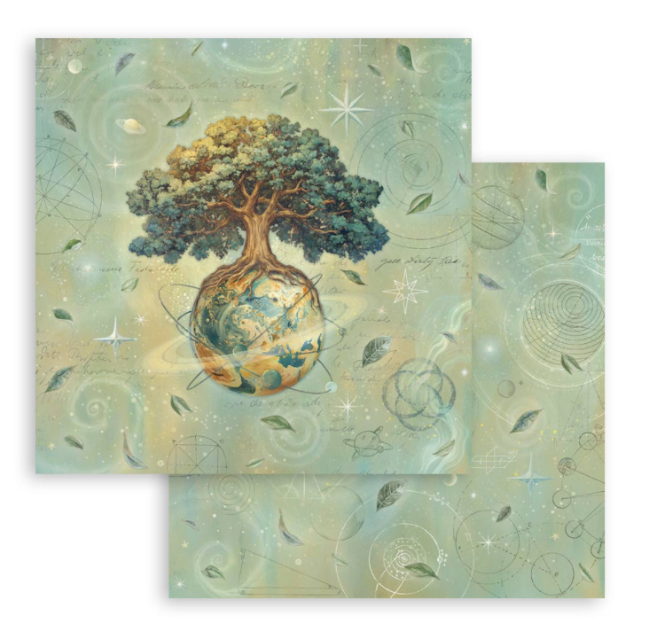 Scrapbooking Pad 22 sheets cm 30,5x30,5 (12"x12") Single face - A new Beginning