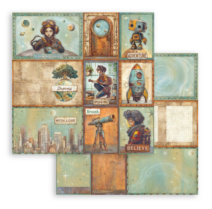 Scrapbooking Pad 22 sheets cm 30,5x30,5 (12"x12") Single face - A new Beginning