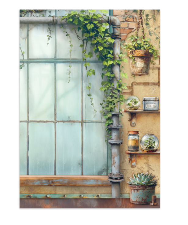 Junk journal stickers, cut-outs, backgrounds - A new Beginning