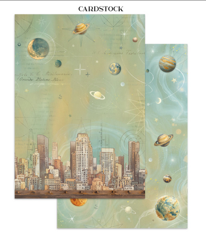 Junk journal stickers, cut-outs, backgrounds - A new Beginning