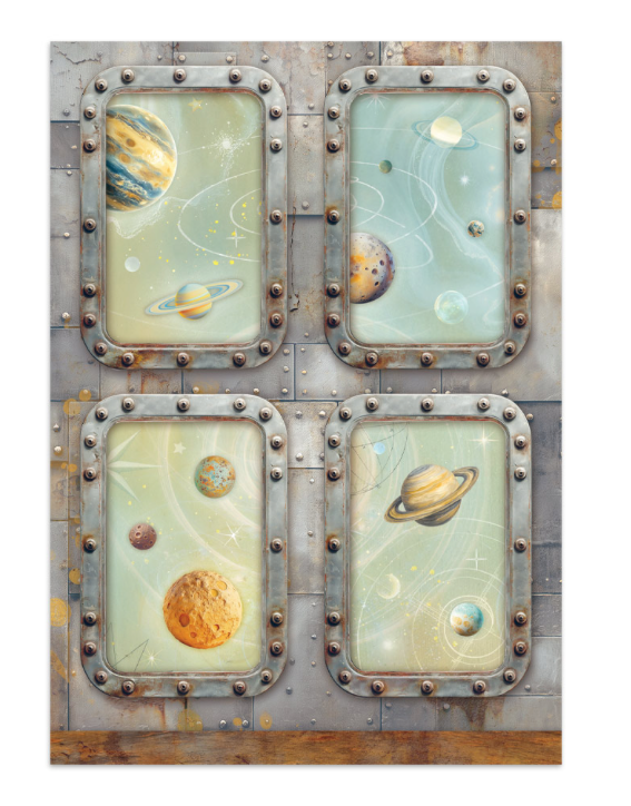 Junk journal stickers, cut-outs, backgrounds - A new Beginning