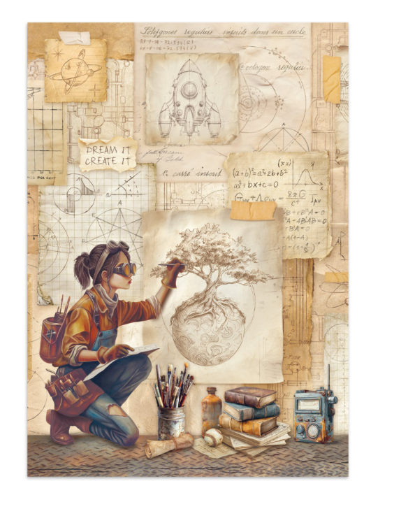 Junk journal stickers, cut-outs, backgrounds - A new Beginning