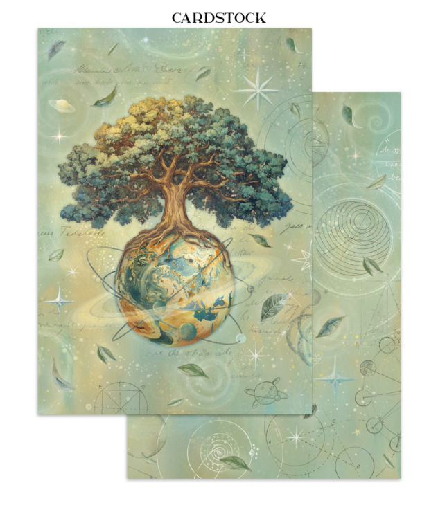 Junk journal stickers, cut-outs, backgrounds - A new Beginning