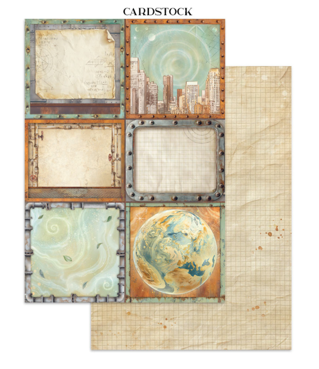 Junk journal stickers, cut-outs, backgrounds - A new Beginning