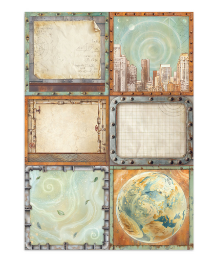 Junk journal stickers, cut-outs, backgrounds - A new Beginning