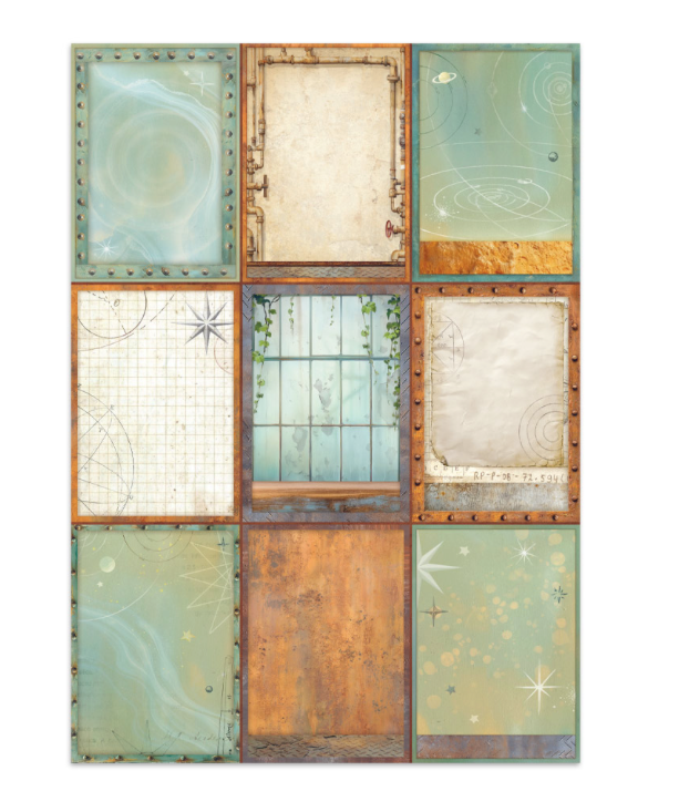 Junk journal stickers, cut-outs, backgrounds - A new Beginning