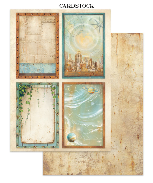 Junk journal stickers, cut-outs, backgrounds - A new Beginning