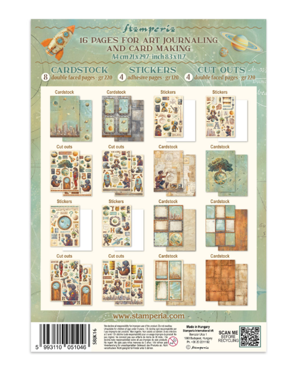 Junk journal stickers, cut-outs, backgrounds - A new Beginning