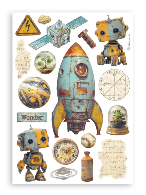 Washi pad 8 sheets A5 - A new Beginning