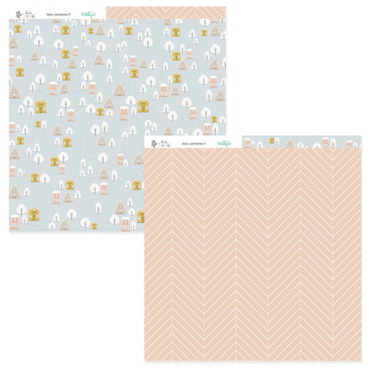 PREVENTA Stack 12"x12" Hola Invierno + recortables