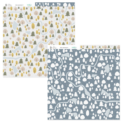 PREVENTA Stack 12"x12" Hola Invierno + recortables