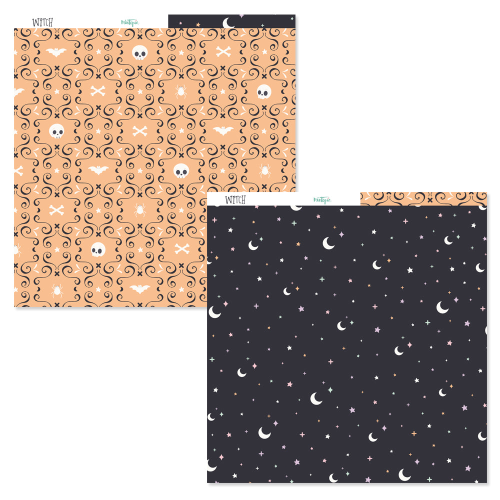 PREVENTA Stack 12"x12" Witch + recortables