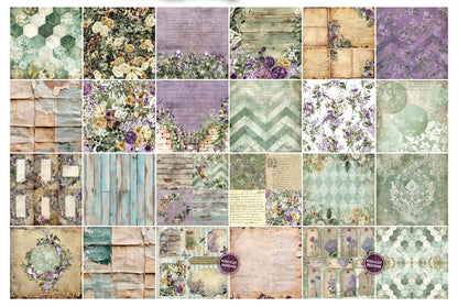 TEXT{ures} Beneath the Brambles 12in x 12in Paper Pad