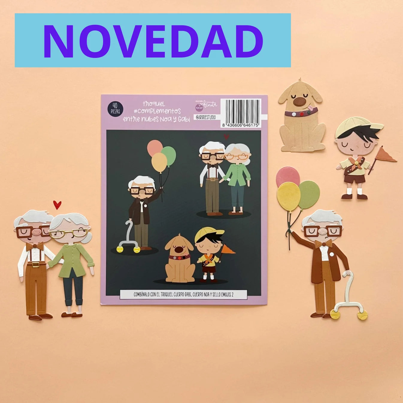 Troquel complementos entre Nubes Noa y Gabi de Iriri