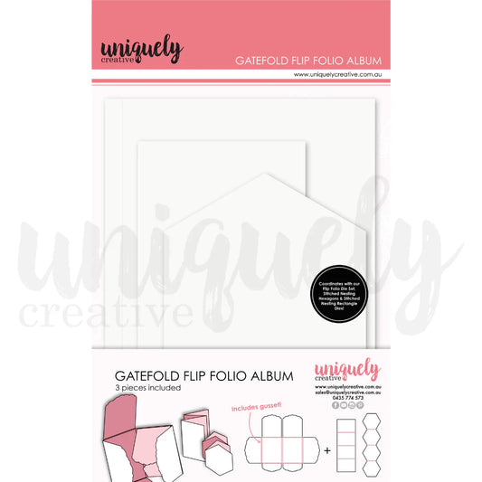 Gatefold flip folio album