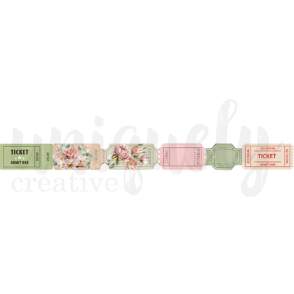 Vintage Tickets Washi Tape