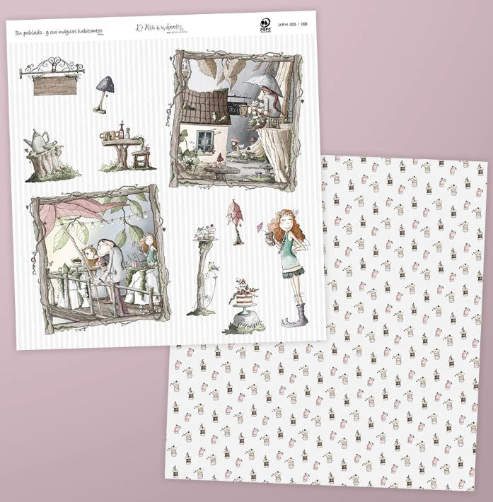 PREVENTA Colección 12x12" Un poblado… y sus mágicos habitantes