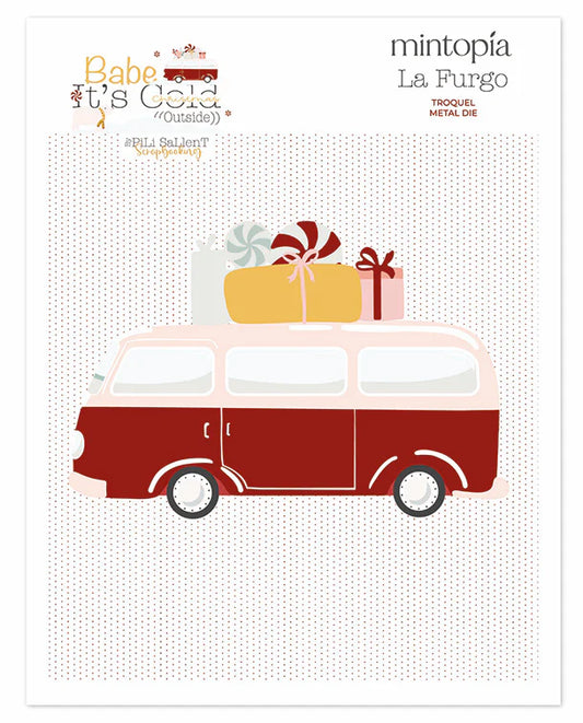 Troquel Furgo navideña Baby It's Cold Outside