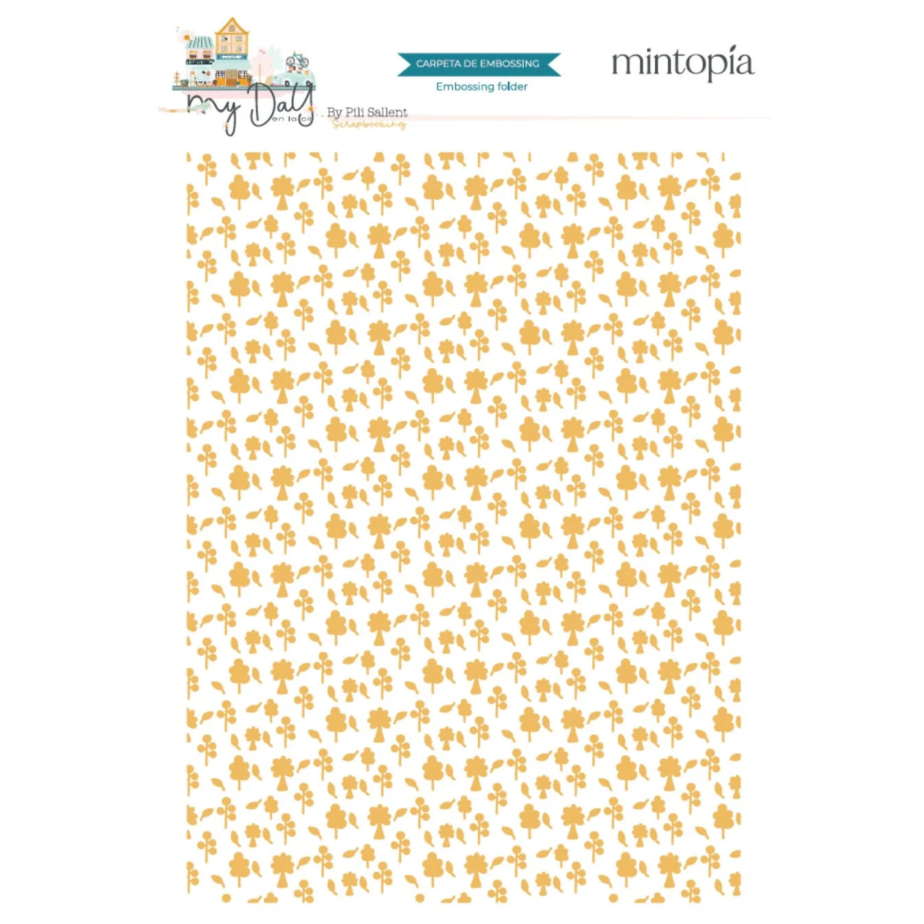 Carpeta de embossing Arbolitos My day en la city