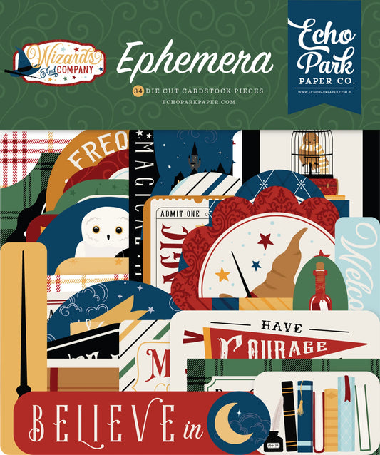 Echo Park Ephemera Die Cuts Wizards Company