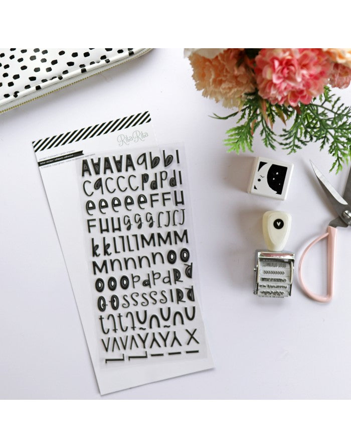 ABC Negro puffy stickers | RitaRita