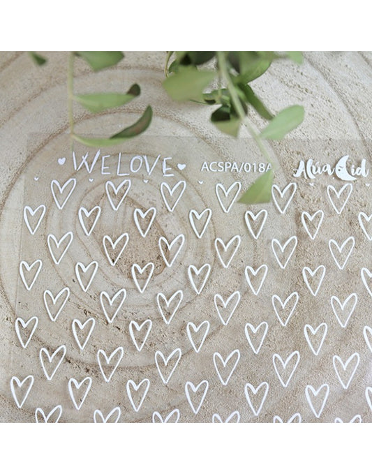 Acetate paper, 'We Love'