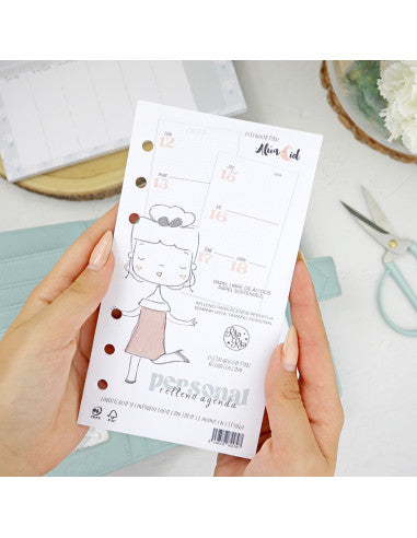 Agenda perpetua Personal diary filler | Sea lo que sea collection