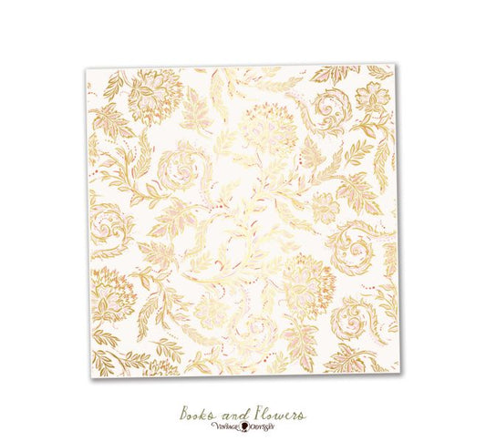 Books & Flowers Vellum