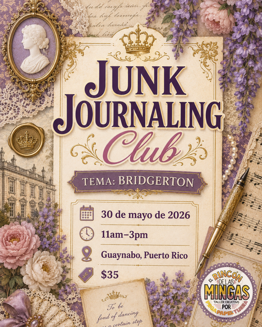 Taller Junk Journaling Club: Bridgerton Edition