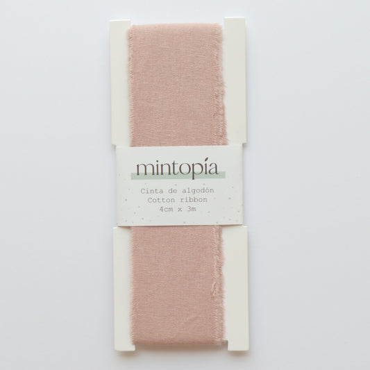 Cinta de algodón Mintopía 4 cm x 3 m Nude