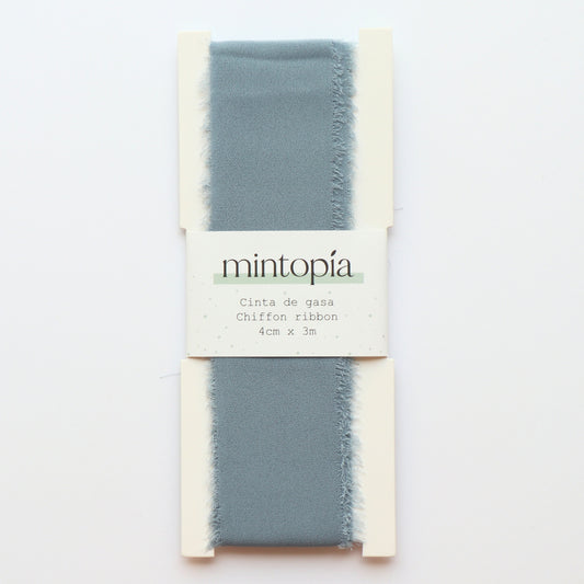 Cinta de gasa Mintopía 4 cm x 3 m Powder Blue