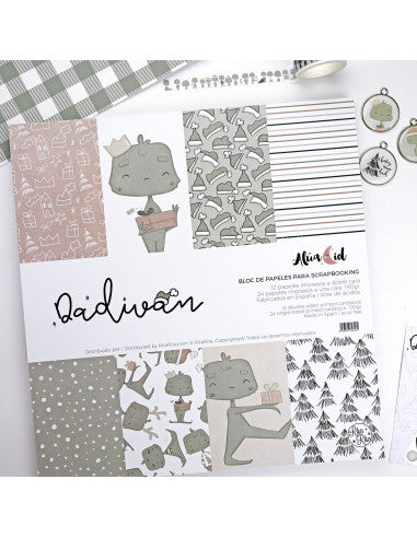 Bloc de papel Dadivan de 12'' | Colección Dadivan