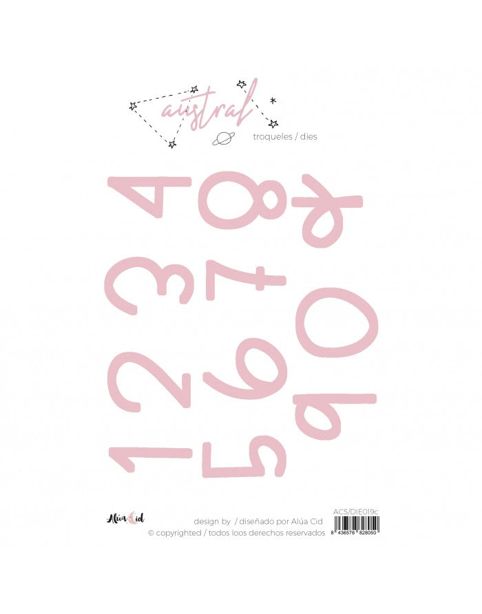 Set de troqueles 123 Candy (Austral)