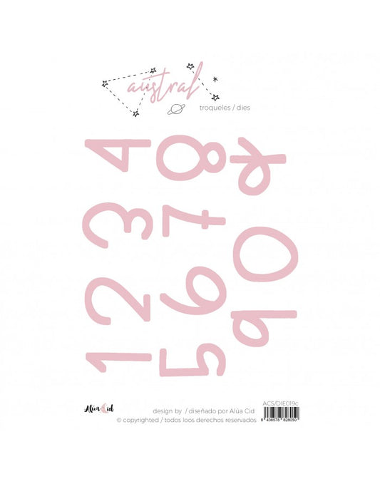 Set de troqueles 123 Candy (Austral)