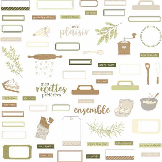 Die-cuts Recette de famille - HA PI Little Fox